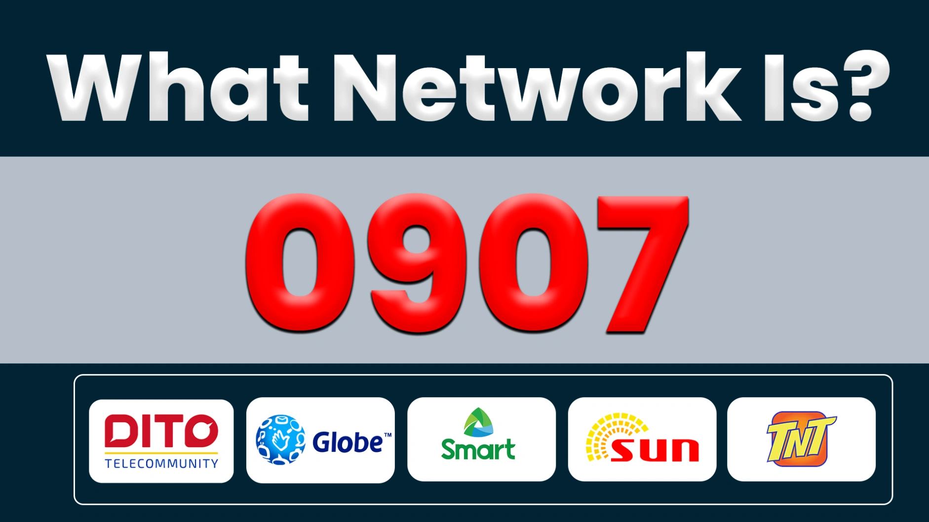 0907 What Network | What network is 0907 | 0907 Globe or Smart?