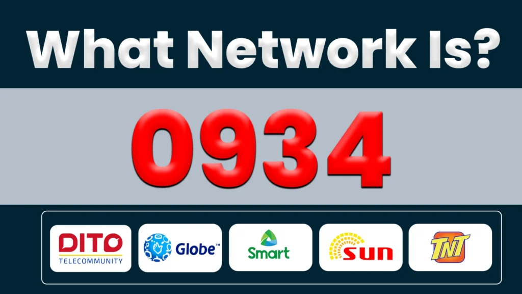 0934 what network